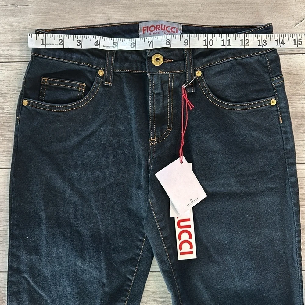 Fiorucci Straight leg jeans size 26 long tall NWT
